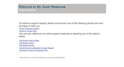Desktop Screenshot of chat.myquickresponse.com